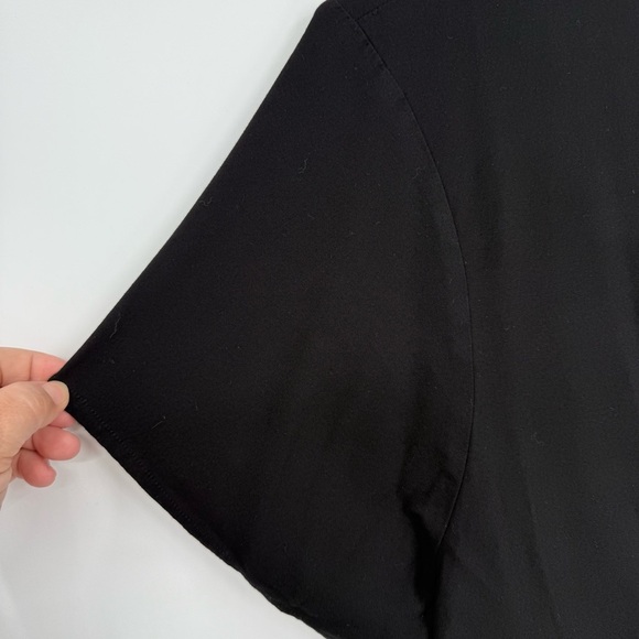 Universal Standard Womens Mary Black Faux Wrap Surplice Sheath Dress Size 2X - Picture 6 of 9